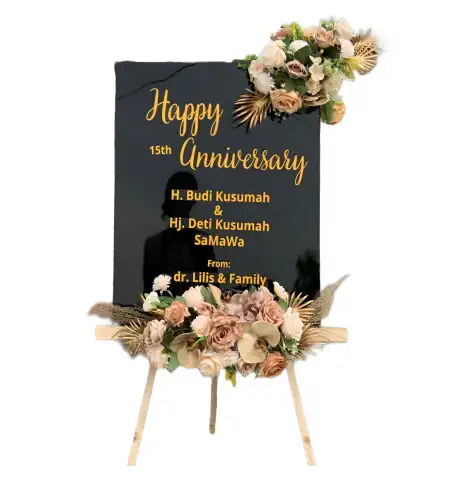 Papan Bunga Akrilik Kuto Batu